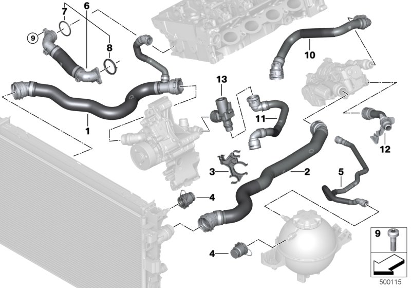Car part diagram