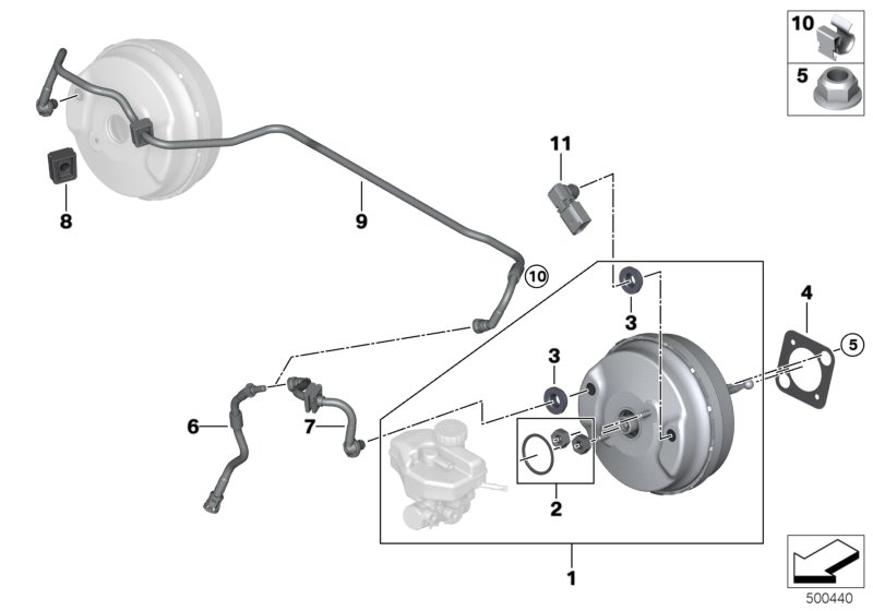 Bmw brake on sale vacuum sensor