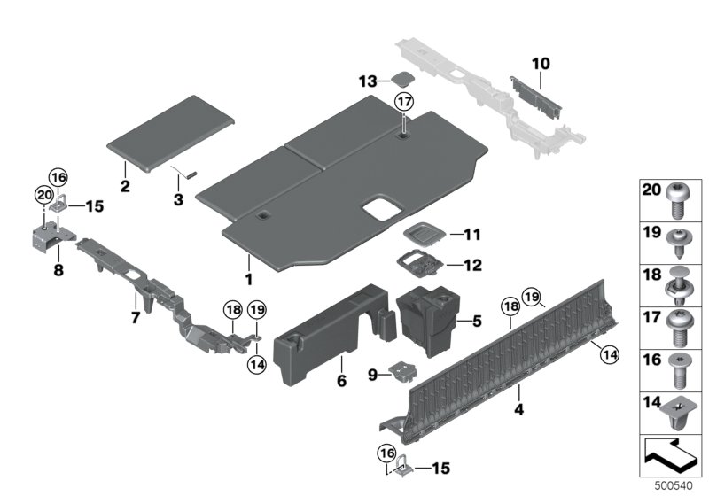 Car part diagram