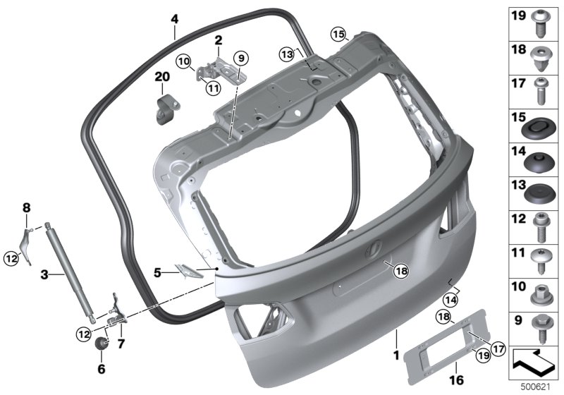 Car part diagram