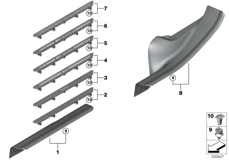 Car part diagram