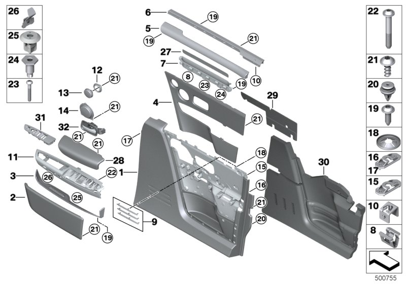 Car part diagram