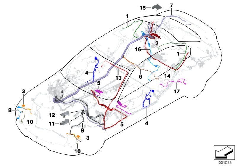 Car part diagram