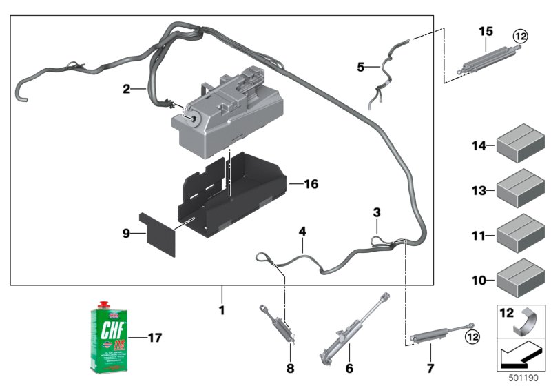 BMW Hydraulic Pump 54347947310 - LLLParts