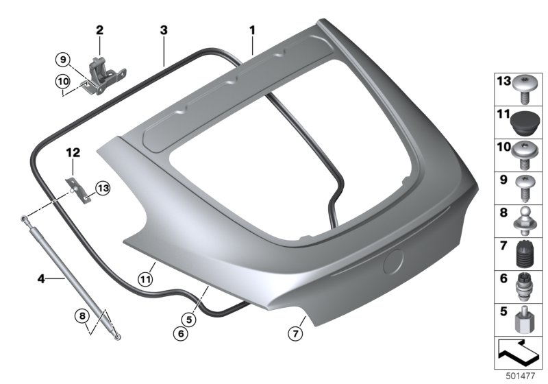 Car part diagram