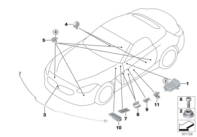 Car part diagram