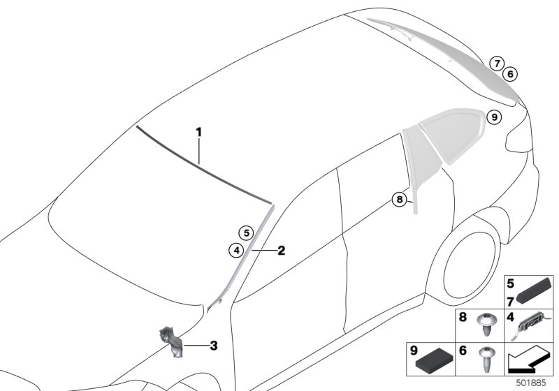 Car part diagram