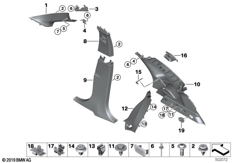 Car part diagram