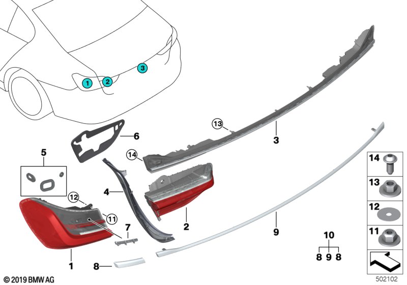 Car part diagram