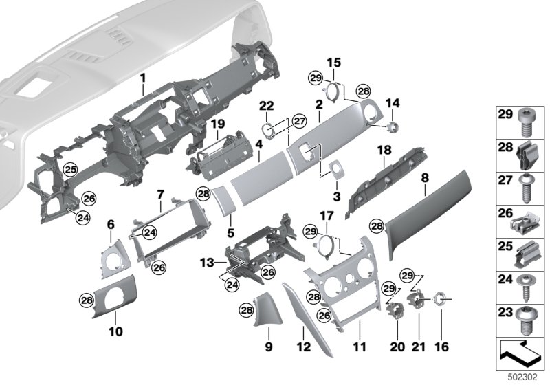 Car part diagram