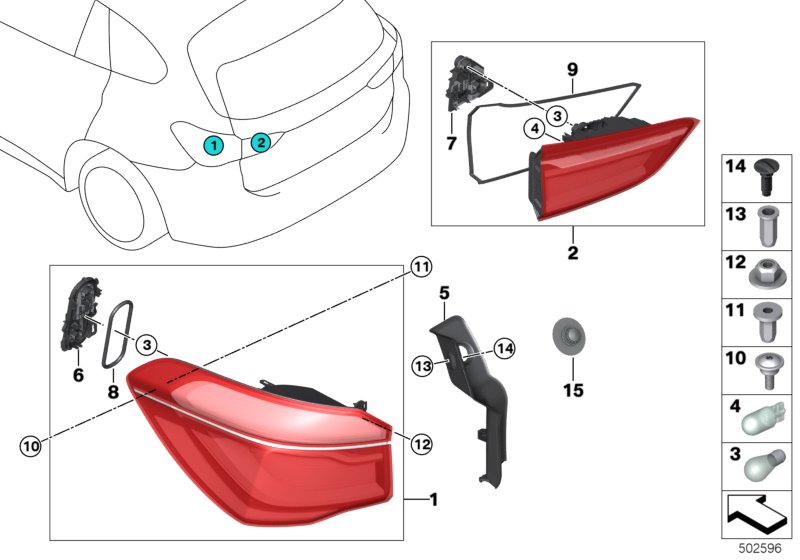 Car part diagram