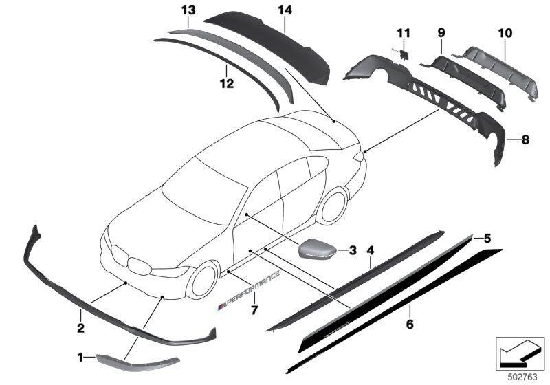 Car part diagram