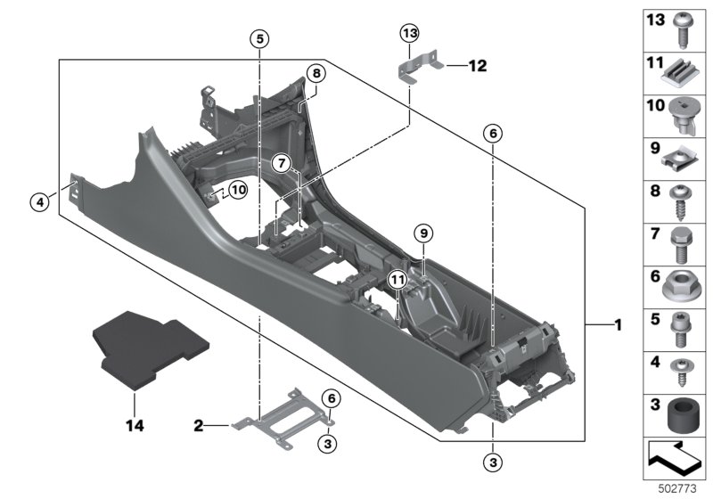 Car part diagram