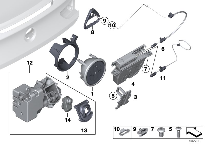 Car part diagram