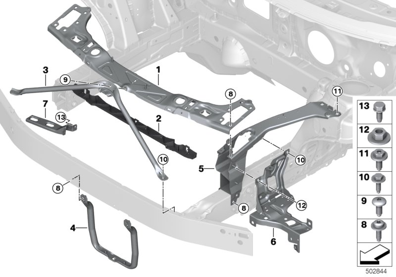 Car part diagram