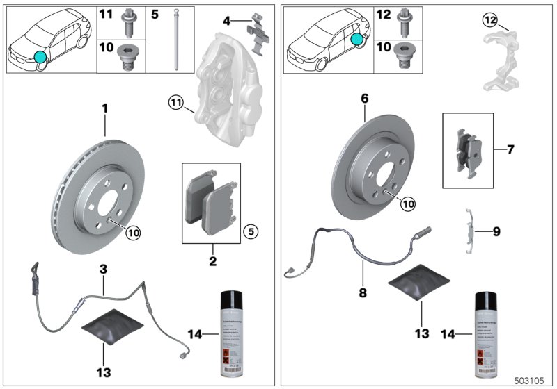 Car part diagram