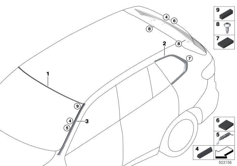 Car part diagram