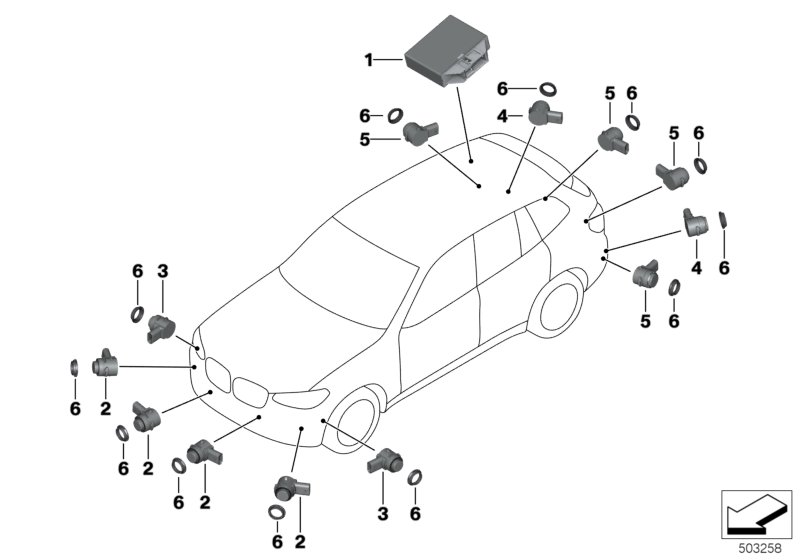 Car part diagram