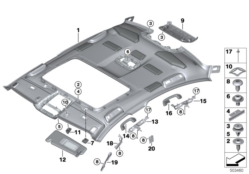 Car part diagram