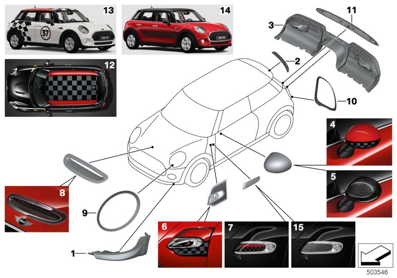 Car part diagram