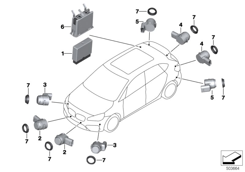 Car part diagram
