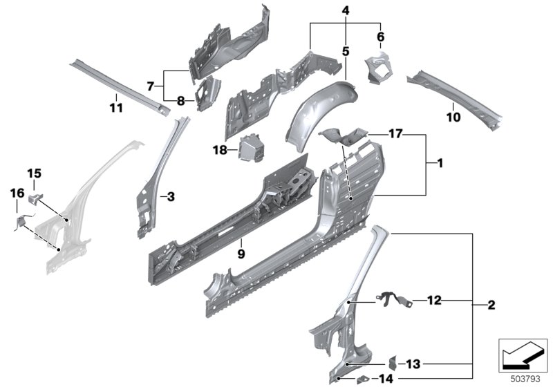 Car part diagram