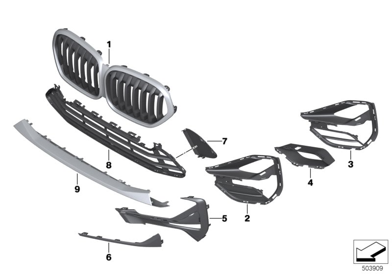 Car part diagram