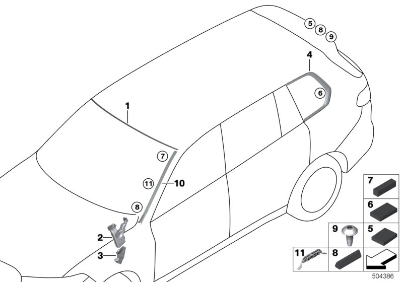 Car part diagram