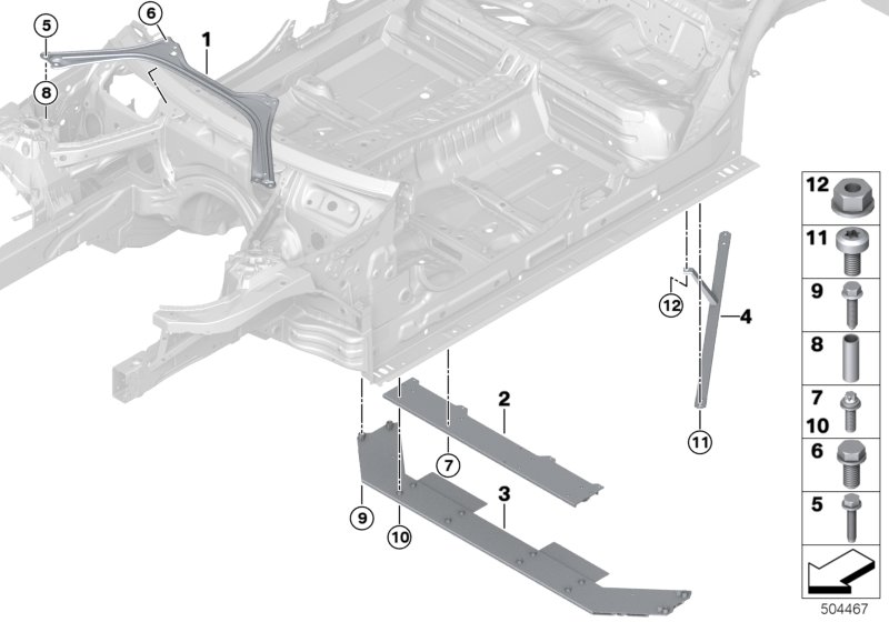 Car part diagram