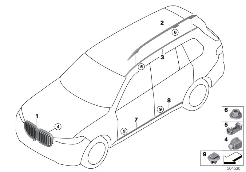 Car part diagram