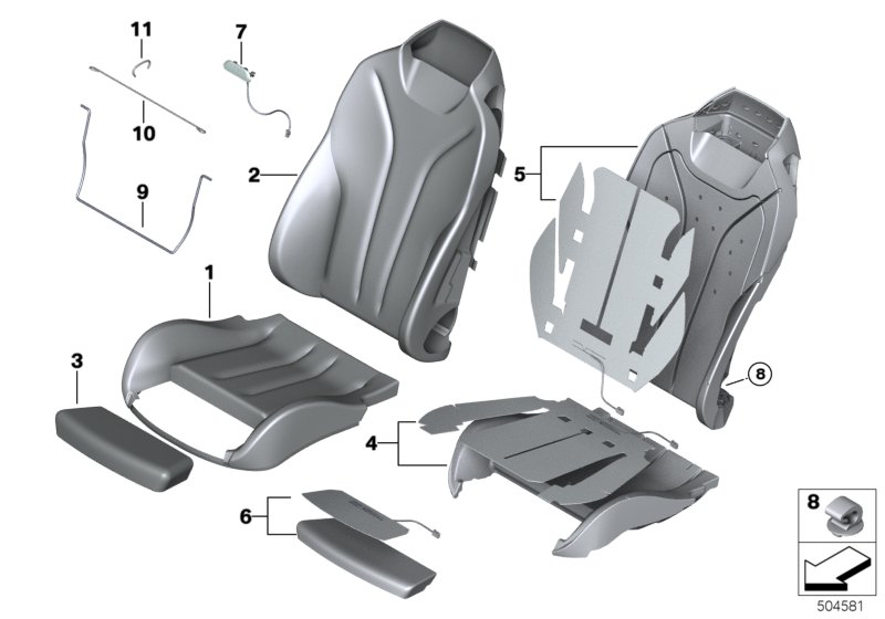 Car part diagram