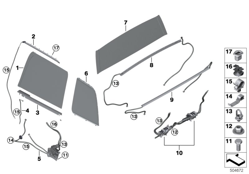Car part diagram