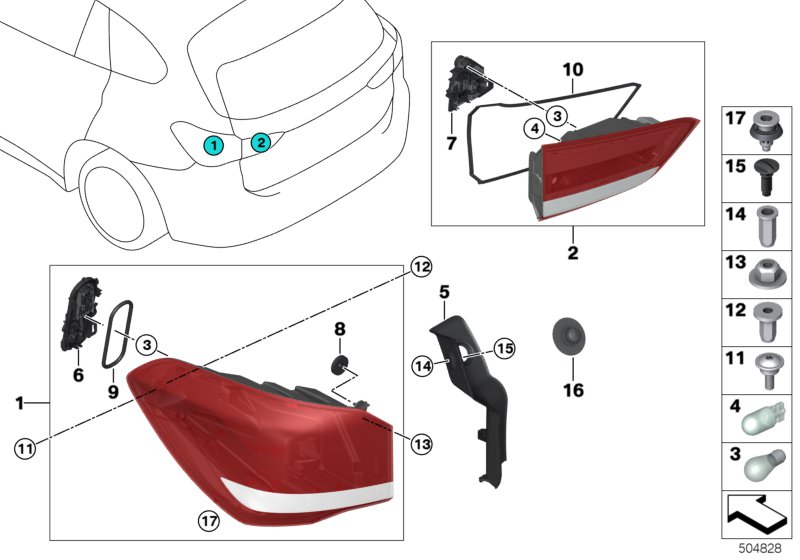 Car part diagram