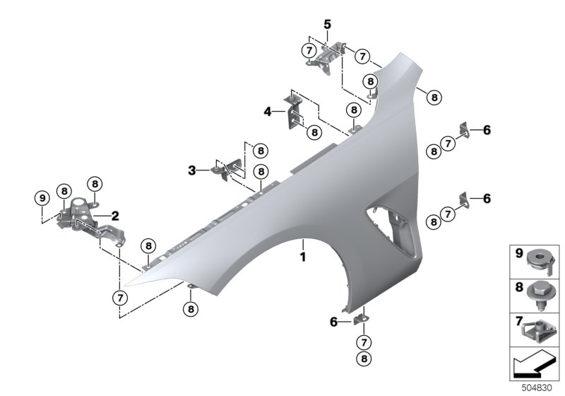 Car part diagram