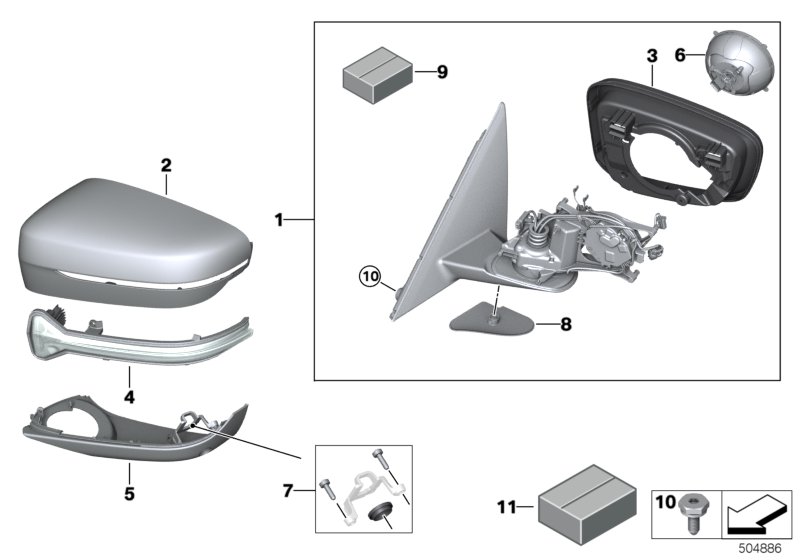 Car part diagram