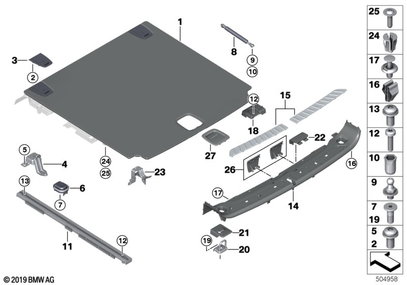 Car part diagram