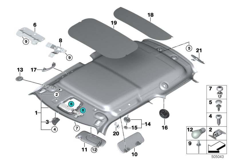 Car part diagram