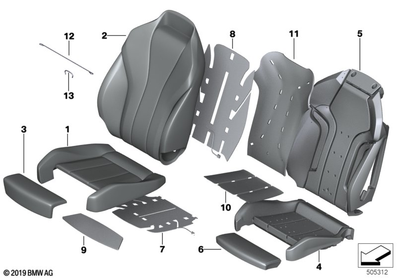 Car part diagram