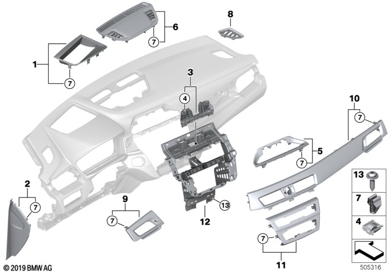 Car part diagram