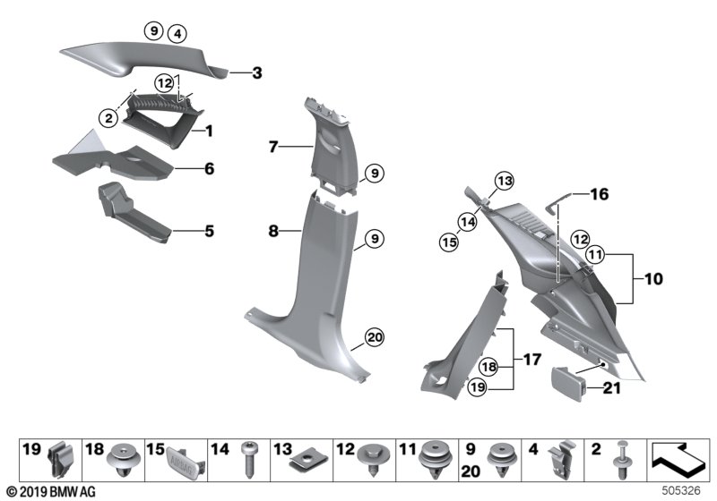 Car part diagram
