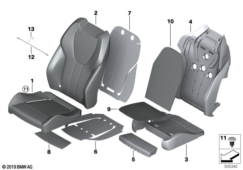 Car part diagram