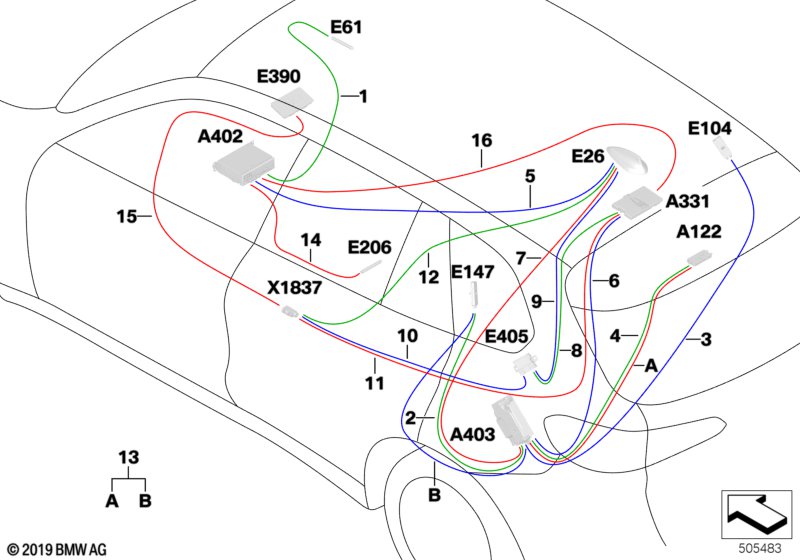 Car part diagram