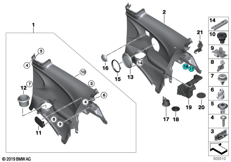 Car part diagram