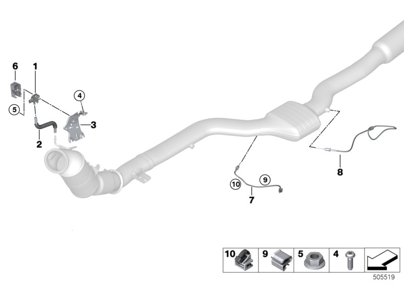 BMW Temperature Sensor, Exhaust 13629429797 LLLParts