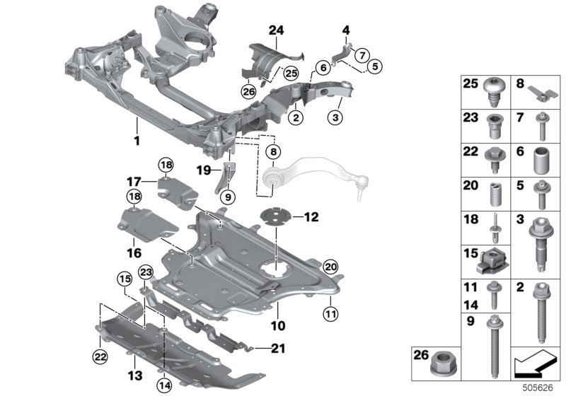 Car part diagram