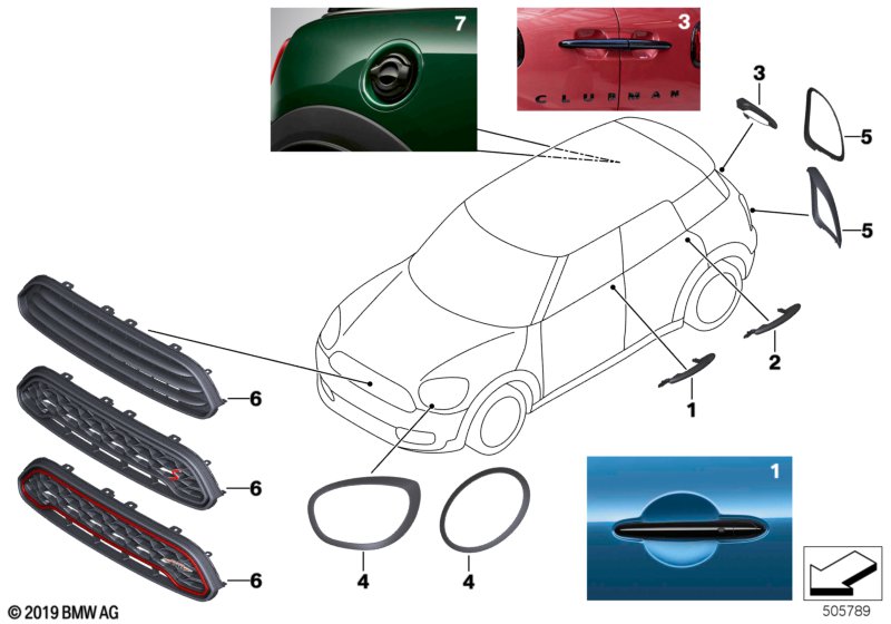 Car part diagram