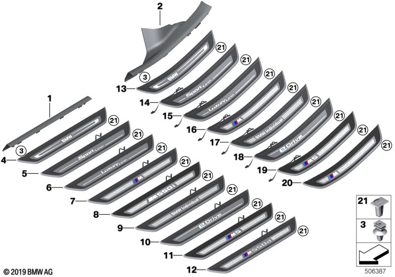 Car part diagram