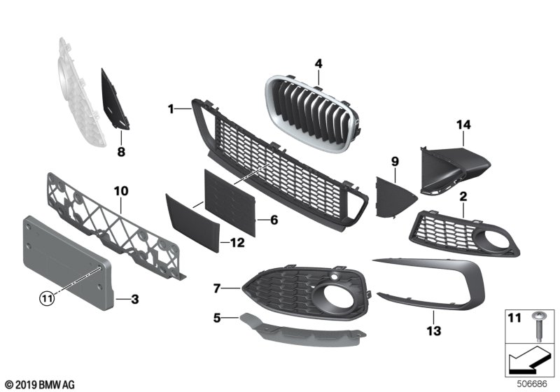 Car part diagram