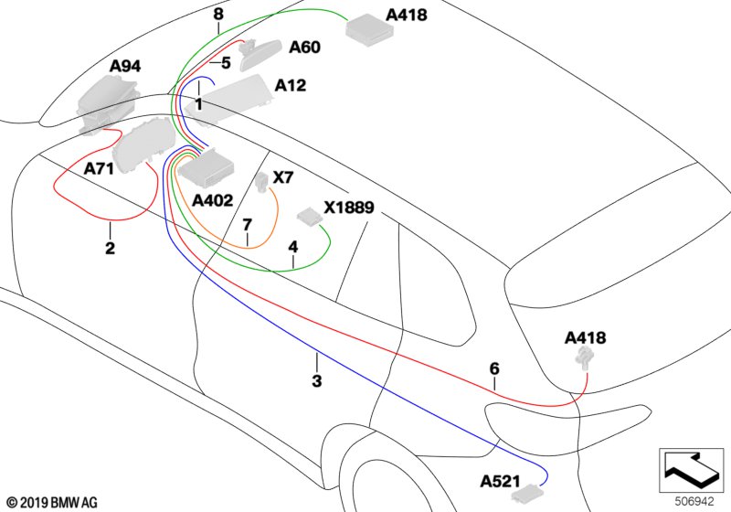 Car part diagram
