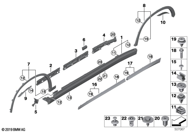 Car part diagram